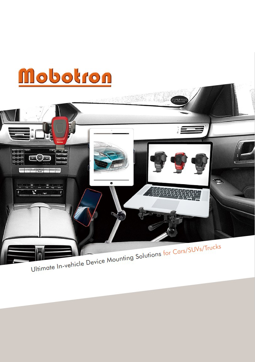 Mobotron In-vehicle Device Mounting Solutions for Cars/SUVs/Trucks